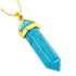Turquoise Howlite Gemstone Pendant Necklace